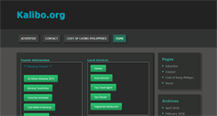 Desktop Screenshot of kalibo.org