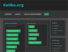 Tablet Screenshot of kalibo.org
